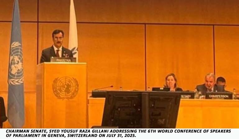 gilani parliamentary conference geneva