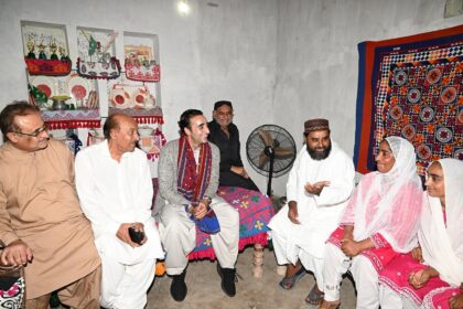 bilawal bhutto sindh housing visit
