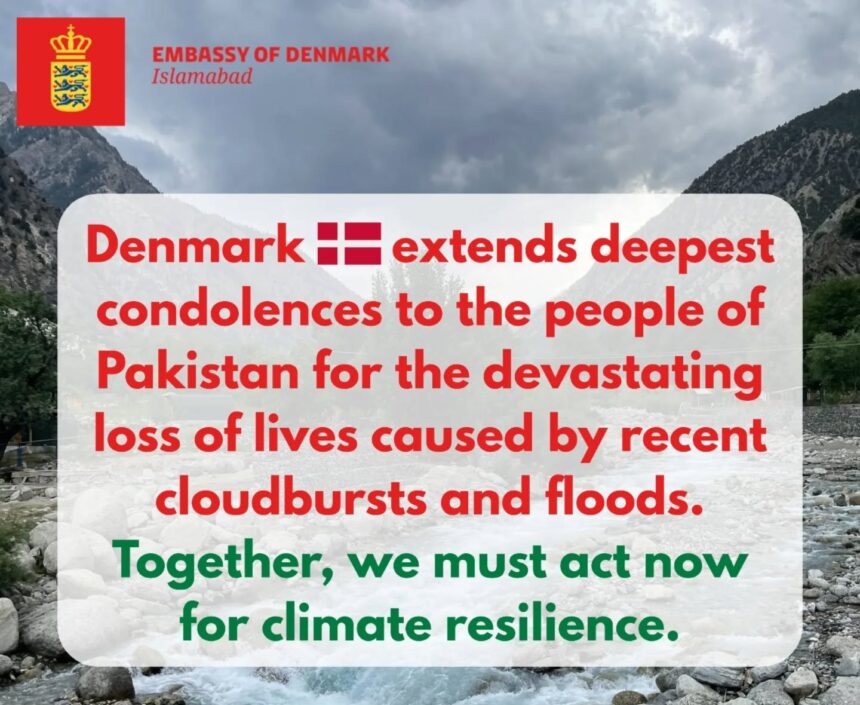 denmark supports pakistan floods