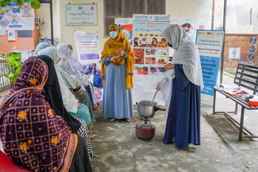 Nutrition Support for Children and Mothers in Flood-Hit Swat 1 nutrition support swat children