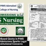pims nursing gender quota