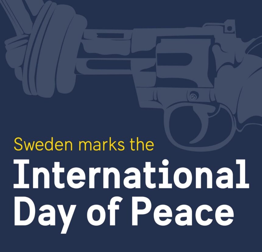 international day of peace - Sweden Embassy Marks International Day of Peace