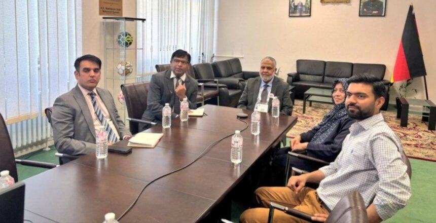 Jinnah Medical Chair Meets Pakistani Doctors in Germany 1 jinnah medical - Jinnah Medical Chair Meets Pakistani Doctors in Germany