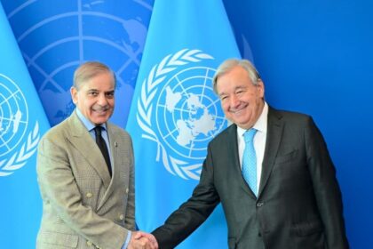 shehbaz guterres - Shehbaz Guterres Meeting in New York