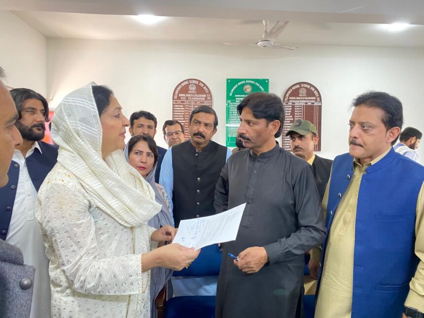 Wajiha Akram Inspects Rawal Town and Margalla Schools 1 wajiha akram - Wajiha Akram Inspects Rawal Town and Margalla Schools