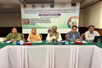 sindh nutrition - SPO and NARI Advance Sindh Nutrition Implementation