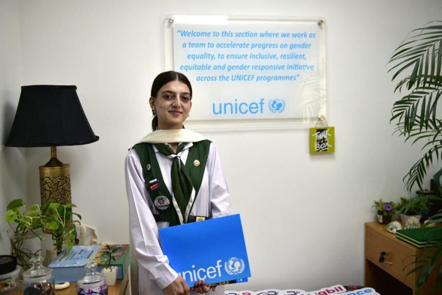 girls takeover - Maleeha Leads Girls Takeover at UNICEF Islamabad