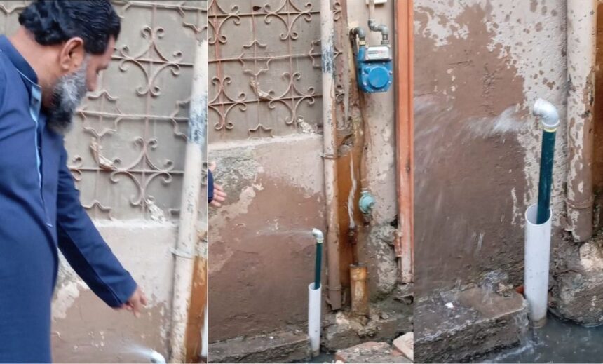 Gas Pipeline Water Problem in Dhok Hakmdad 1 gas pipelines - Gas Pipeline Water Problem in Dhok Hakmdad