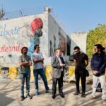 embassy mural - French Embassy Mural Brightens Islamabad Walls