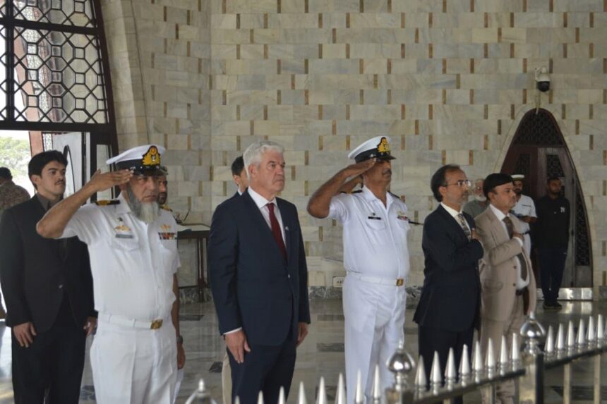 portugal ambassador - Portugal Ambassador Visits Quaid e Azam Mausoleum