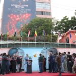 karachi mural - Karachi mural unveiled at Arts Council Roundabout