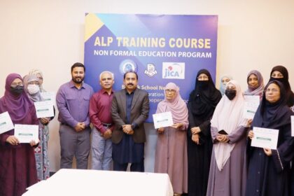 alp training - Director NFE Backs ALP Training in Karachi