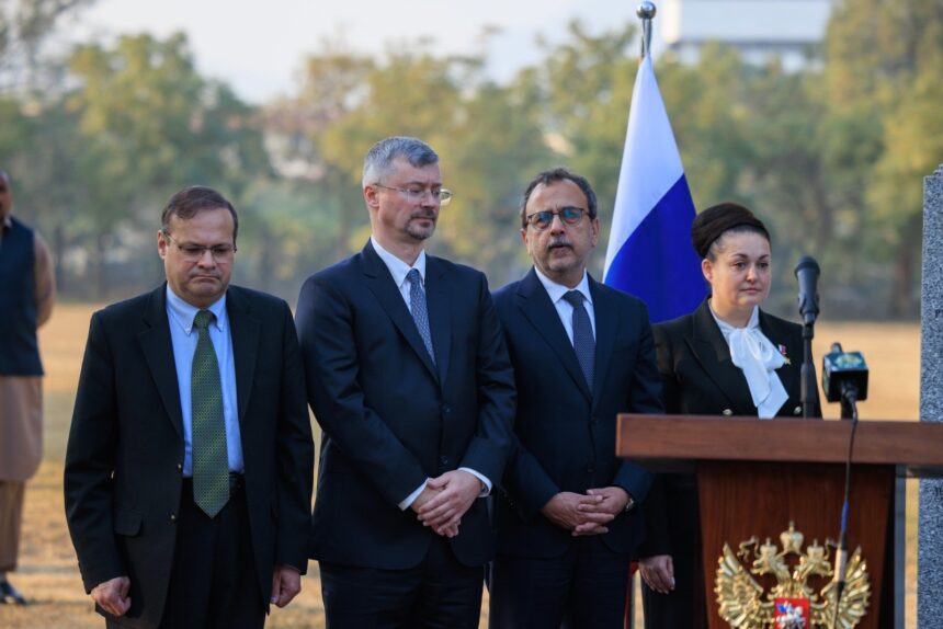 gagarin monument - Gagarin monument unveiled in Islamabad