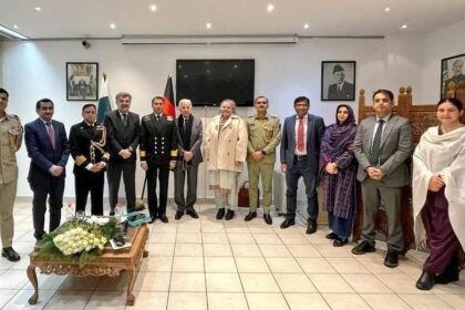 khawaja asif germany - Khawaja Asif Meets Pakistan Embassy Germany