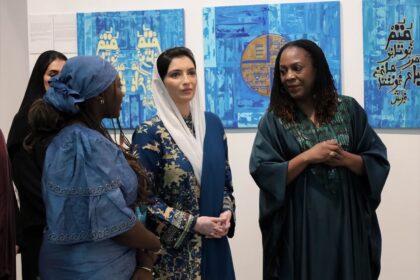 abu dhabi art - Aseefa Bhutto Zardari Visits Abu Dhabi Art 2025