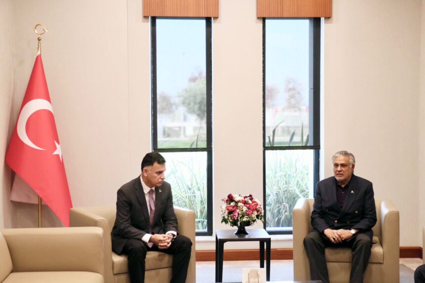 ishaq dar istanbul - Ishaq Dar Arrives in Istanbul for Gaza Talks