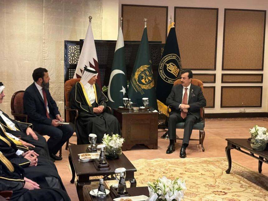 pakistan qatar ties - Pakistan Qatar Ties Strengthened Through Parliamentary Talks