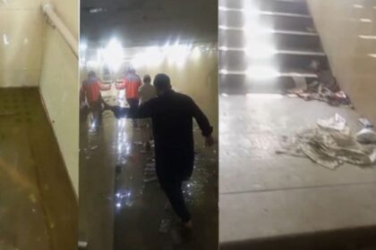 shamsabad underpass - Shamsabad Underpass Choked with Sewage and Waste