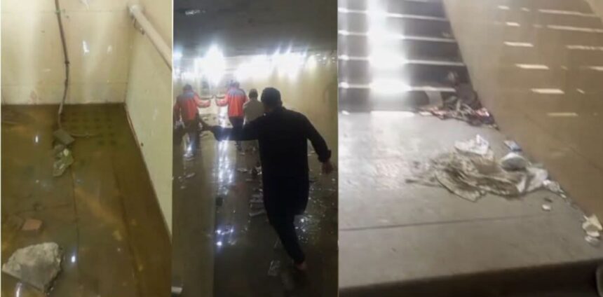 shamsabad underpass - Shamsabad Underpass Choked with Sewage and Waste