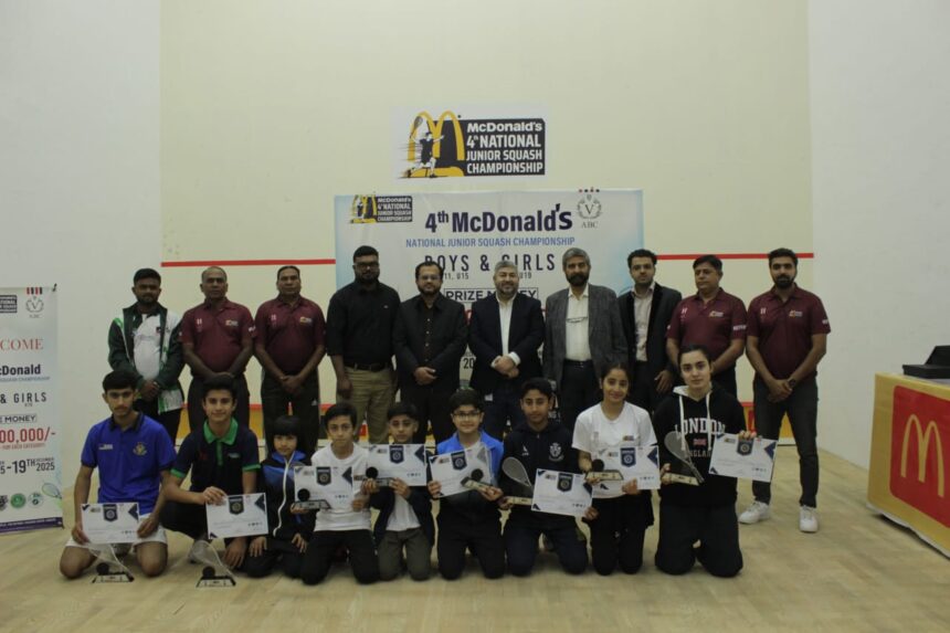 junior squash - KP and WAPDA Win Junior Squash Crowns