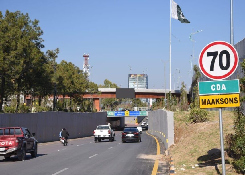 tayyip erdogan underpass - Tayyip Erdogan Underpass Eases F-8 Traffic
