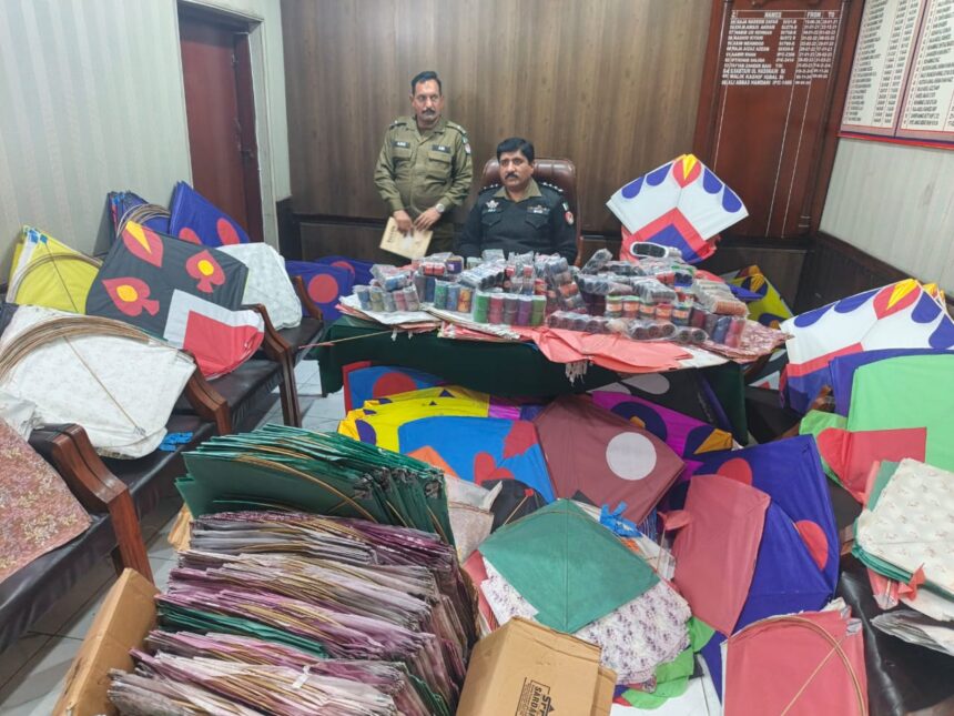 kite seizure - Rawalpindi SHO Seizes Thousands of Kite Spools