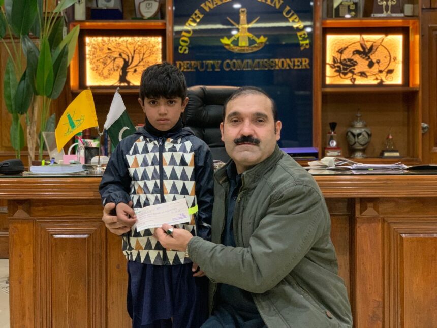 cvc compensation - DC Issues CVC Compensation in South Waziristan