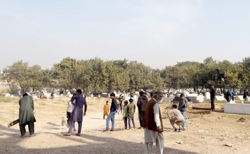 sports grounds - Rawalpindi Children Play in Cemeteries Over Sports Grounds