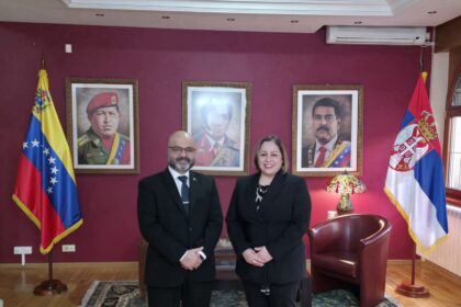 faraz zaidi - Ambassador Faraz Zaidi Meets Venezuelan Envoy in Belgrade