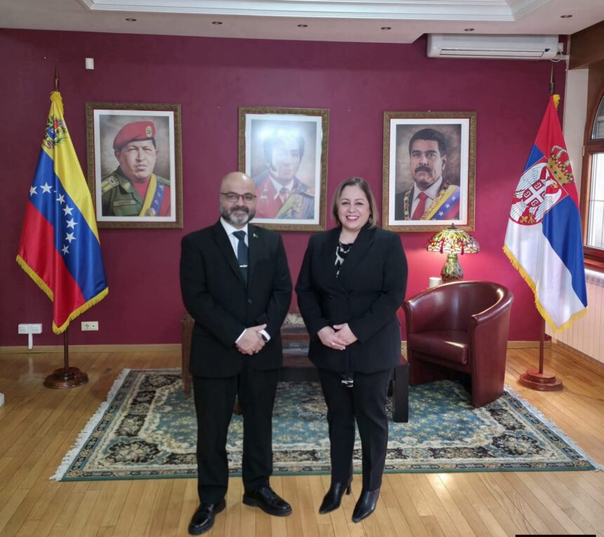 faraz zaidi - Ambassador Faraz Zaidi Meets Venezuelan Envoy in Belgrade
