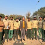 shakarparian trees - Minister Inspects Shakarparian Trees Planting