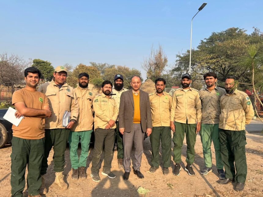 shakarparian trees - Minister Inspects Shakarparian Trees Planting