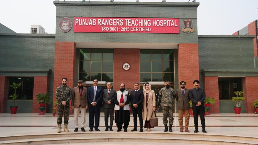 cpsp visit - CPSP President Visits Punjab Rangers Teaching Hospital