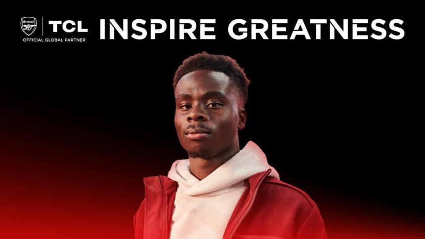 bukayo saka - TCL appoints Bukayo Saka as Brand Ambassador
