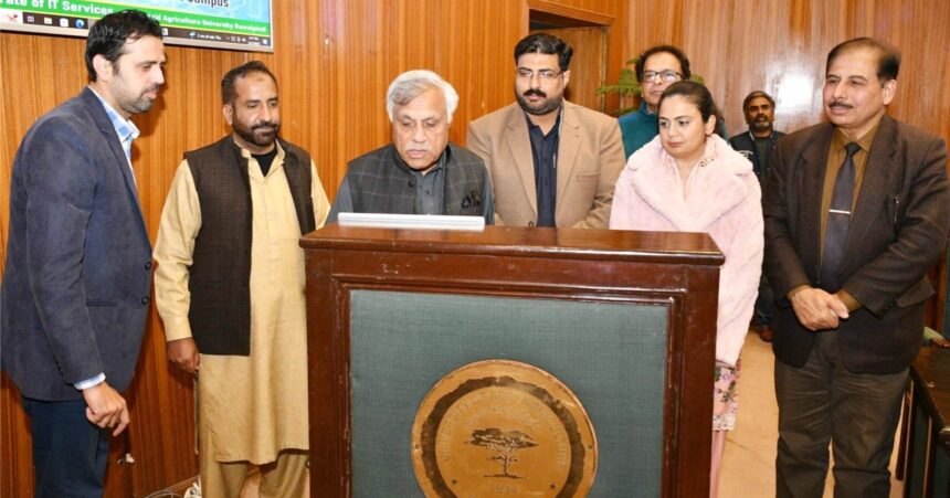 e-file system - E-File System Launched at Arid Agriculture University