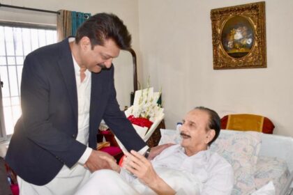 shahzad waseem - Shahzad Waseem Visits Raja Zafar