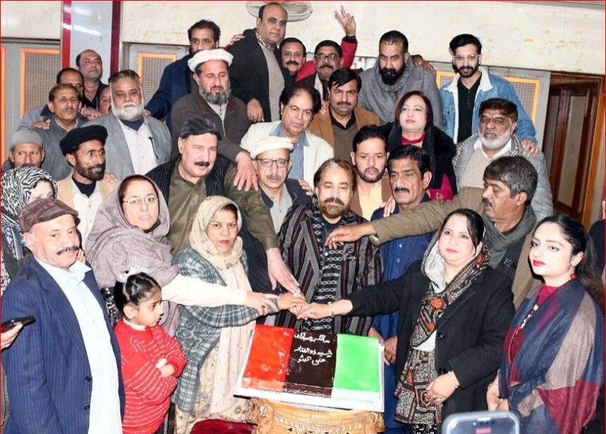 bhutto 98th birthday - Workers Mark Bhutto 98th Birthday in Rawalpindi