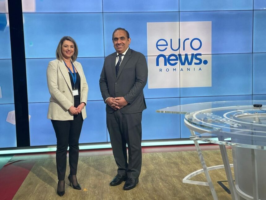 euronews romania - Ambassador Nizmai Visits Euronews Romania