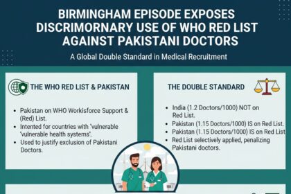who red list - WHO Red List Misuse Leaves Pakistani Doctors Stranded