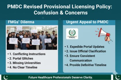 pmdc provisional license - PMDC Provisional License Portal Sparks FMG Confusion