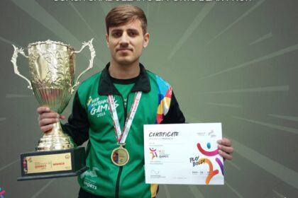 ubaidullah khan - Ubaidullah Khan Wins Gold at KP Under 21 Games