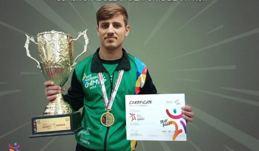 ubaidullah khan - Ubaidullah Khan Wins Gold at KP Under 21 Games