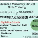 midwifery training - OIC COMSTECH Launches Midwifery Training in Tharparkar