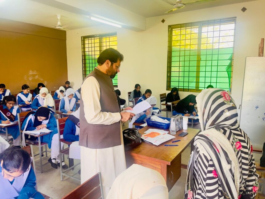 ssc exams - IBCC Executive Director Inspects SSC Exams