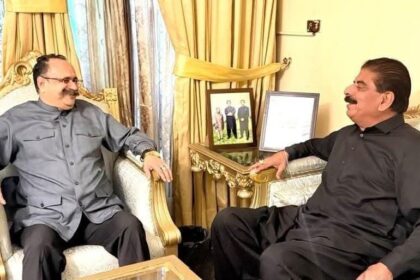 tanveer ilyas - Tanveer Ilyas Meets Chaudhry Riaz on Political Agenda