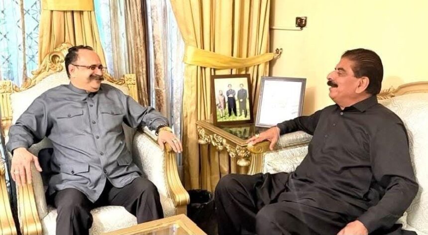 tanveer ilyas - Tanveer Ilyas Meets Chaudhry Riaz on Political Agenda