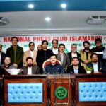 national press club - Governor Kundi Congratulates National Press Club Body