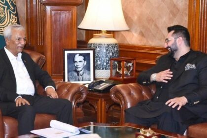 shaharyar memon - Shaharyar Memon Meets Sindh Governor on Overseas Trade