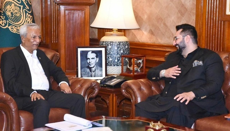 shaharyar memon - Shaharyar Memon Meets Sindh Governor on Overseas Trade