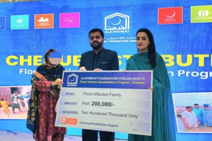 alkhidmat relief - Alkhidmat Distributes Rs10 Million Relief to Flood Families